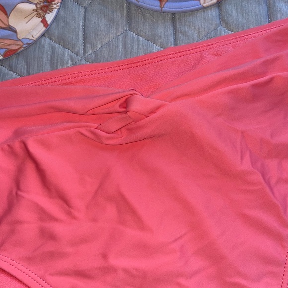 Time and Tru Floral purple coral Bikini swimwear set size large 12-14 swimsuit - Picture 10 of 12